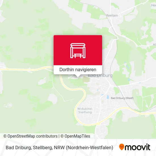 Bad Driburg, Stellberg Karte