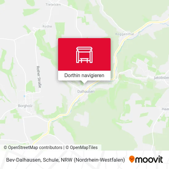 Bev-Dalhausen, Schule Karte