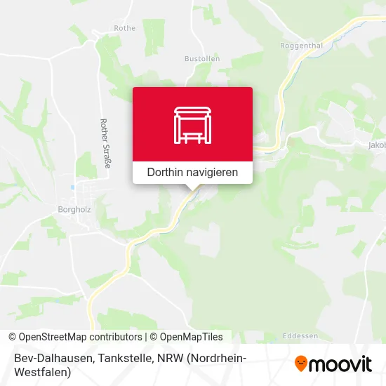 Bev-Dalhausen, Tankstelle Karte