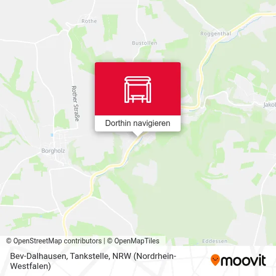 Bev-Dalhausen, Tankstelle Karte