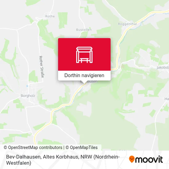 Bev-Dalhausen, Altes Korbhaus Karte