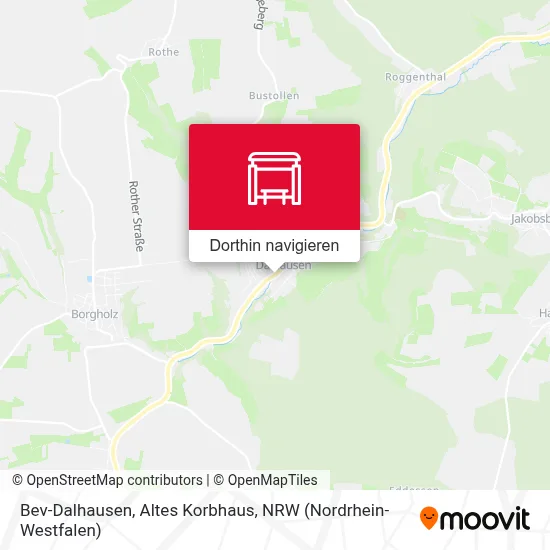 Bev-Dalhausen, Altes Korbhaus Karte