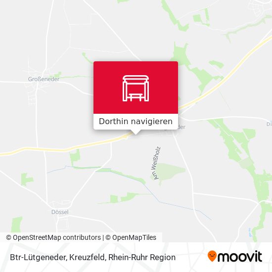 Btr-Lütgeneder, Kreuzfeld Karte