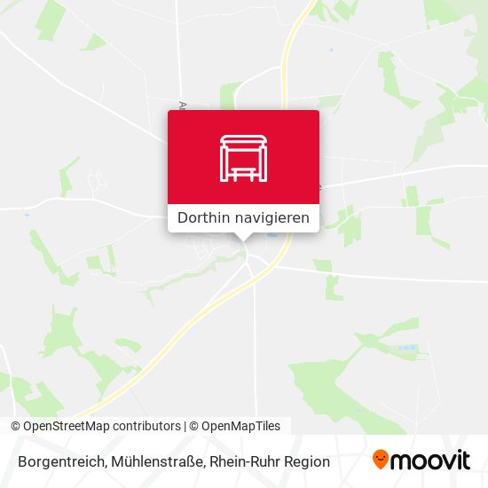 Borgentreich, Mühlenstraße Karte