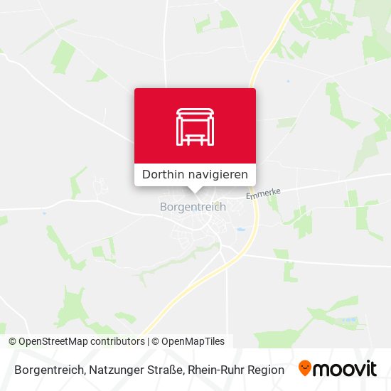 Borgentreich, Natzunger Straße Karte