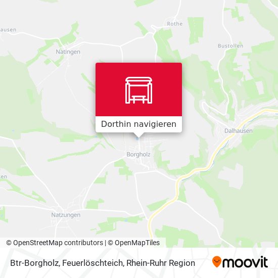 Btr-Borgholz, Feuerlöschteich Karte