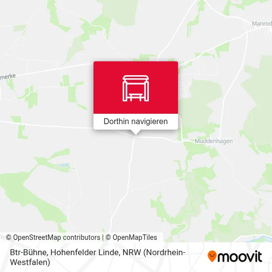 Btr-Bühne, Hohenfelder Linde Karte