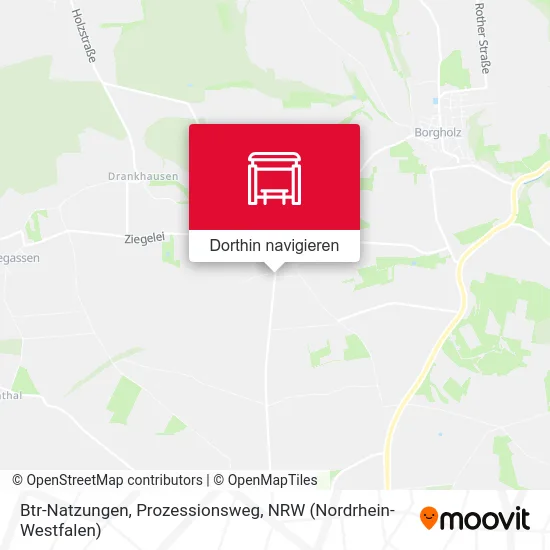 Btr-Natzungen, Prozessionsweg Karte