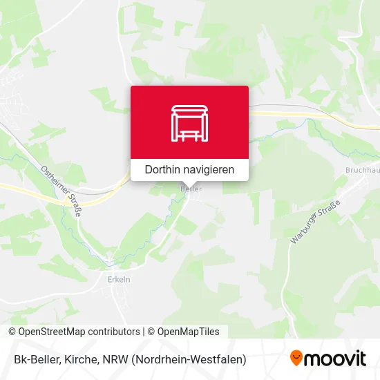 Bk-Beller, Kirche Karte