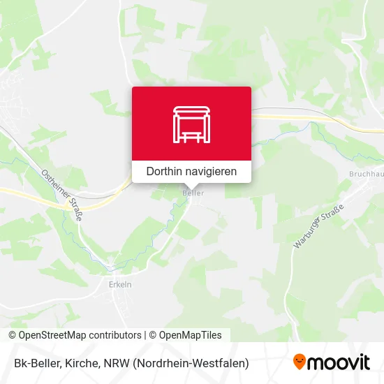 Bk-Beller, Kirche Karte