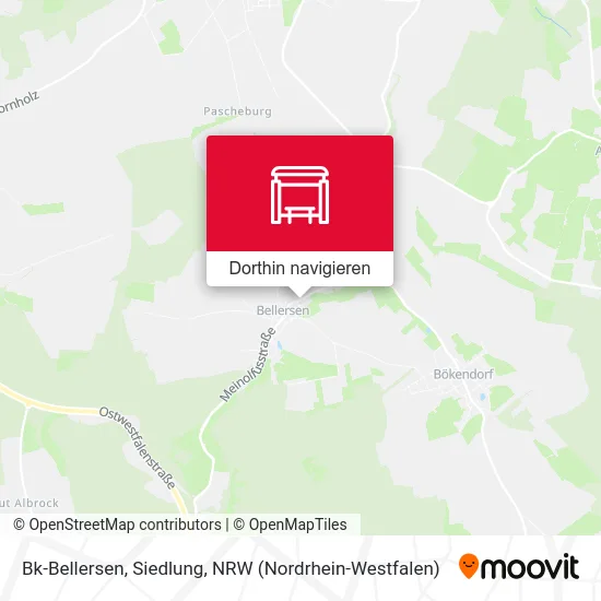 Bk-Bellersen, Siedlung Karte