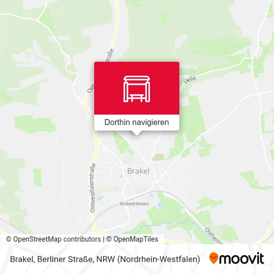 Brakel, Berliner Straße Karte