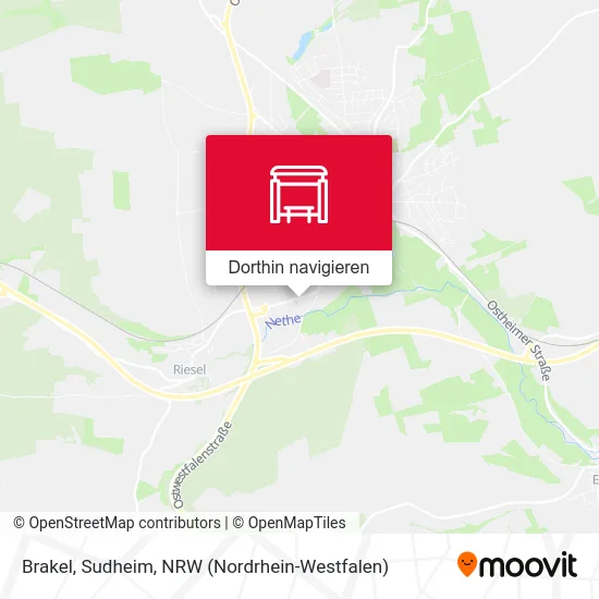 Brakel, Sudheim Karte