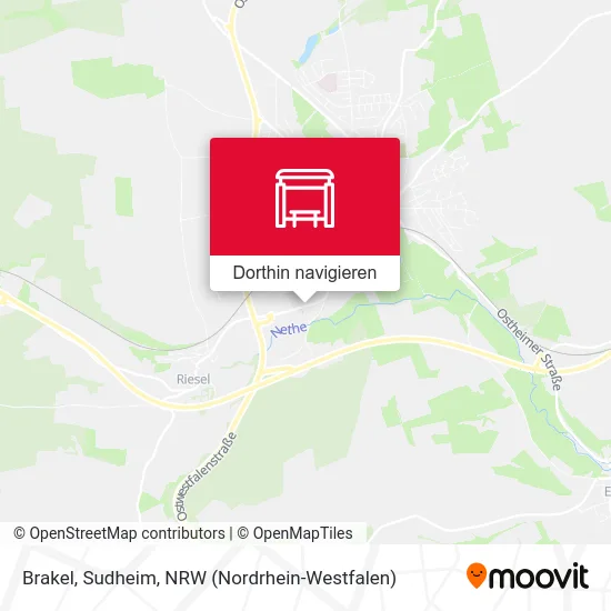 Brakel, Sudheim Karte