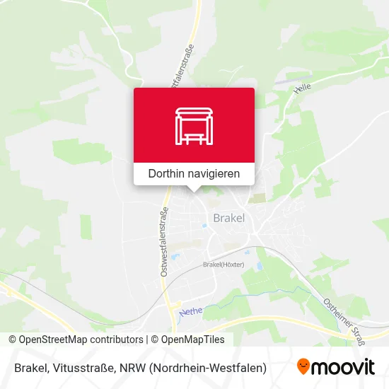 Brakel, Vitusstraße Karte