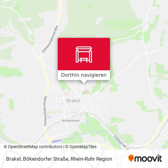 Brakel, Bökendorfer Straße Karte