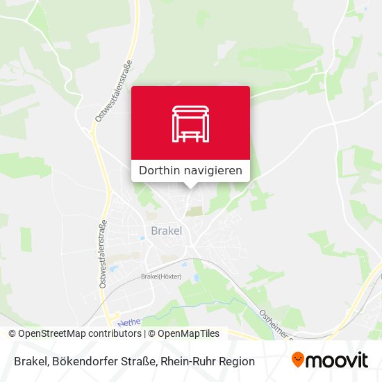 Brakel, Bökendorfer Straße Karte
