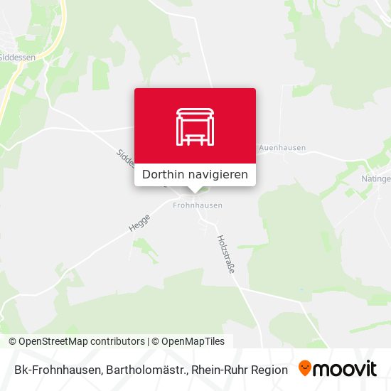 Bk-Frohnhausen, Bartholomästr. Karte