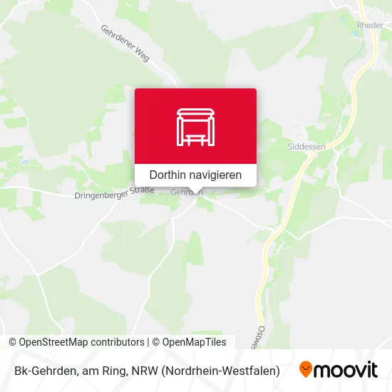 Bk-Gehrden, am Ring Karte