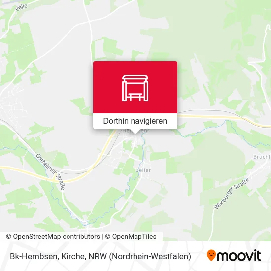 Bk-Hembsen, Kirche Karte