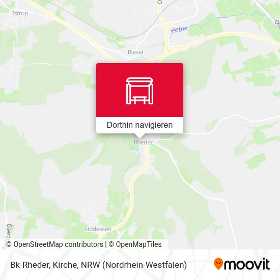 Bk-Rheder, Kirche Karte