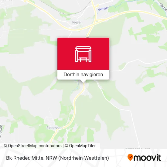 Bk-Rheder, Mitte Karte