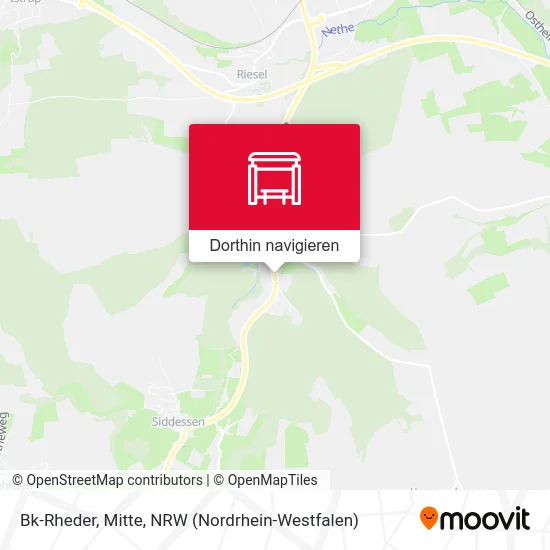 Bk-Rheder, Mitte Karte