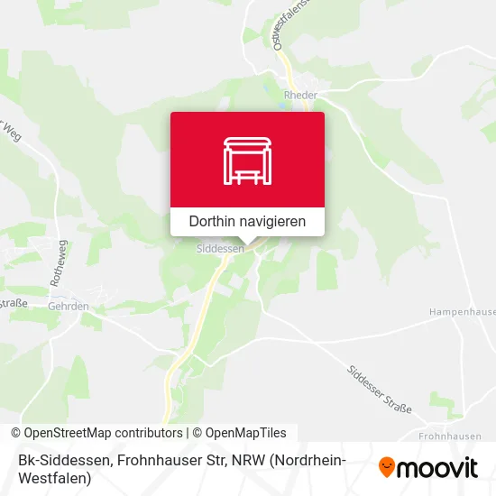 Bk-Siddessen, Frohnhauser Str Karte