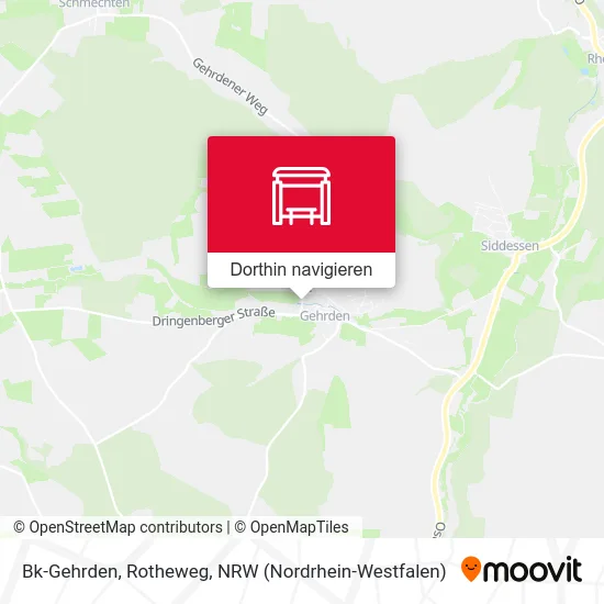 Bk-Gehrden, Rotheweg Karte