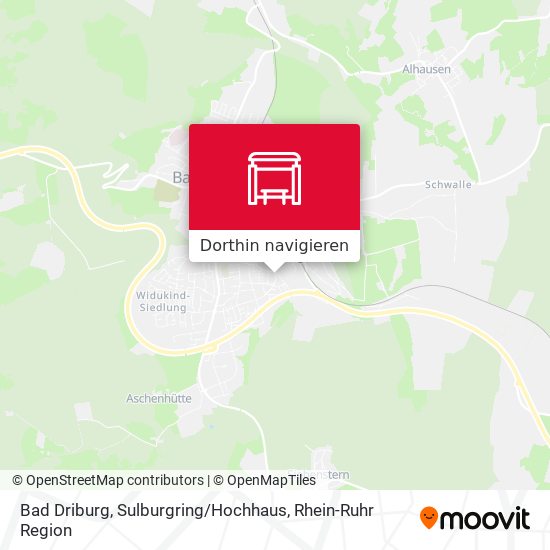 Bad Driburg, Sulburgring / Hochhaus Karte