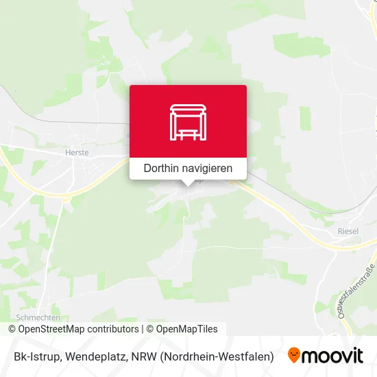 Bk-Istrup, Wendeplatz Karte