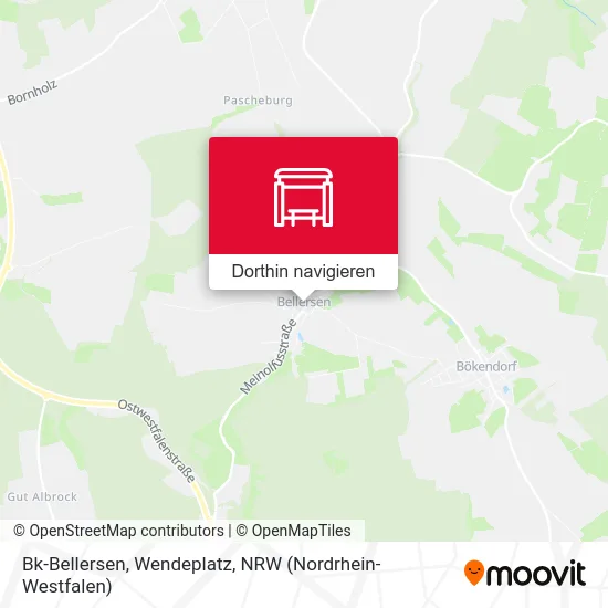 Bk-Bellersen, Wendeplatz Karte