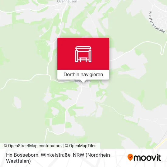 Hx-Bosseborn, Winkelstraße Karte