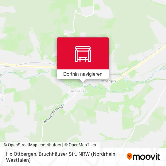 Hx-Ottbergen, Bruchhäuser Str. Karte