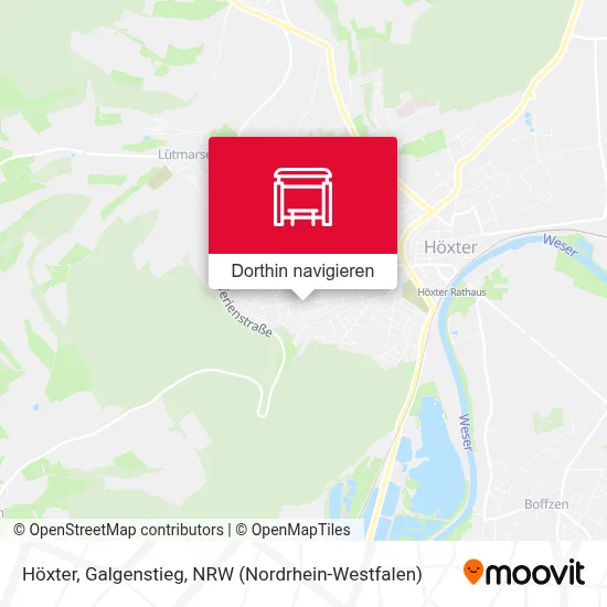 Höxter, Galgenstieg Karte