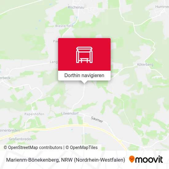 Marienm-Bönekenberg Karte