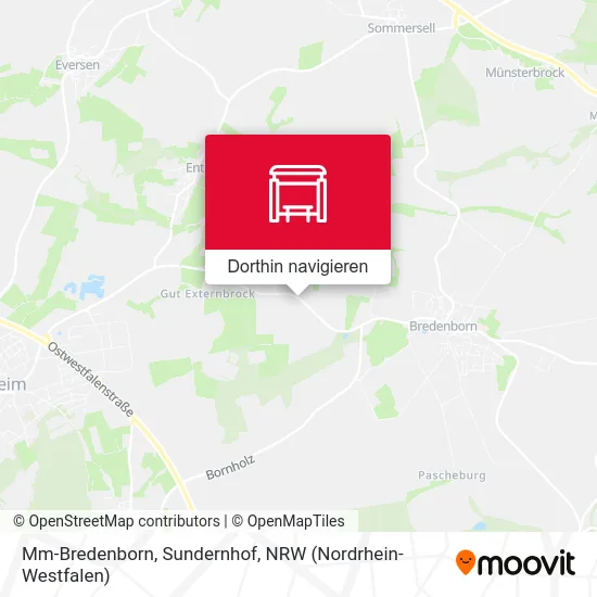 Mm-Bredenborn, Sundernhof Karte