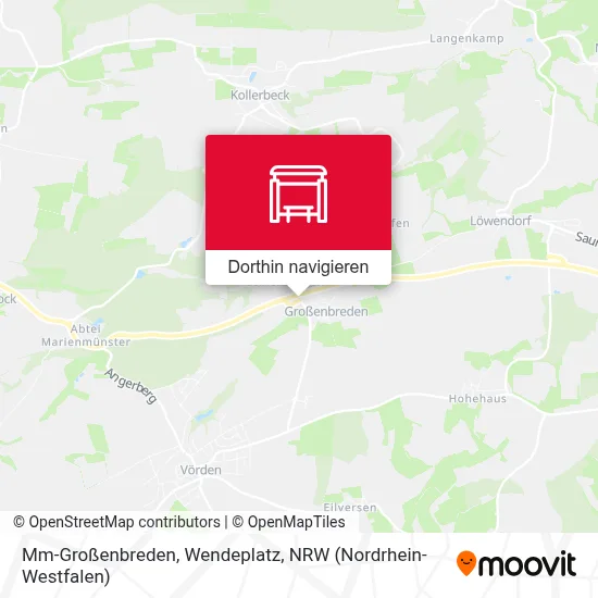 Mm-Großenbreden, Wendeplatz Karte