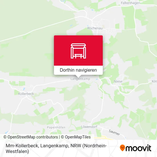 Mm-Kollerbeck, Langenkamp Karte