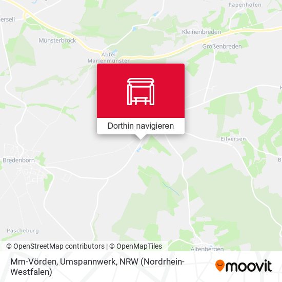 Mm-Vörden, Umspannwerk Karte