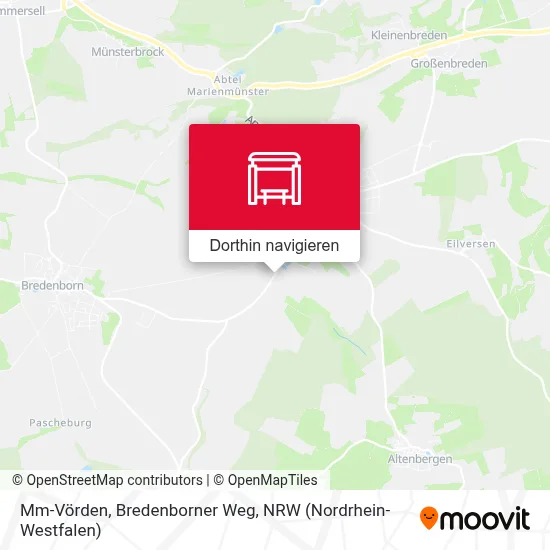 Mm-Vörden, Bredenborner Weg Karte