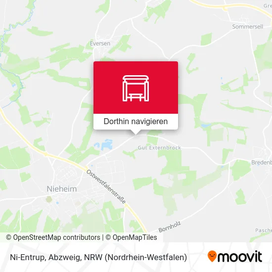 Ni-Entrup, Abzweig Karte