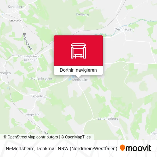 Ni-Merlsheim, Denkmal Karte