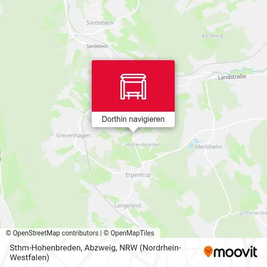 Sthm-Hohenbreden, Abzweig Karte