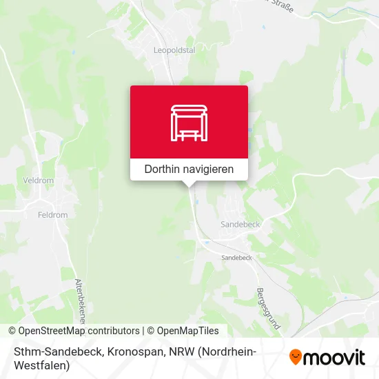 Sthm-Sandebeck, Kronospan Karte