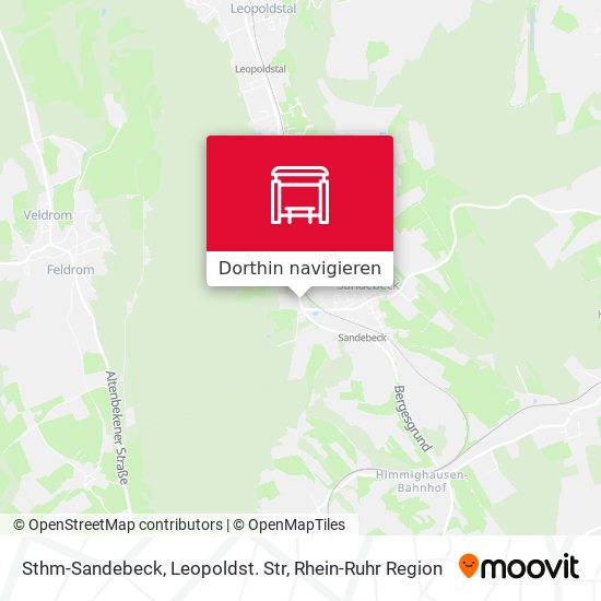 Sthm-Sandebeck, Leopoldst. Str Karte