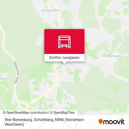 War-Bonenburg, Schattberg Karte