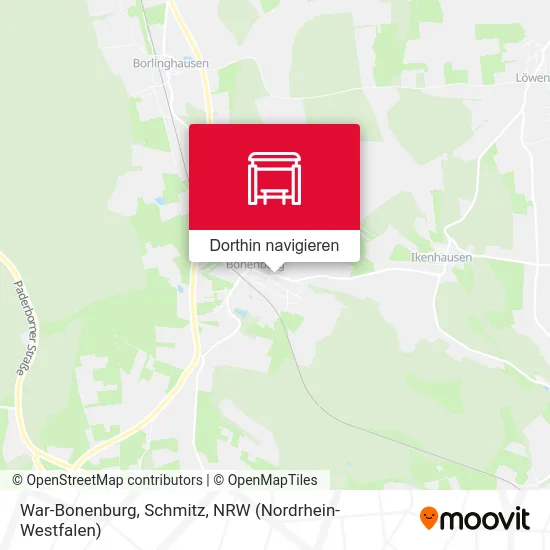 War-Bonenburg, Schmitz Karte