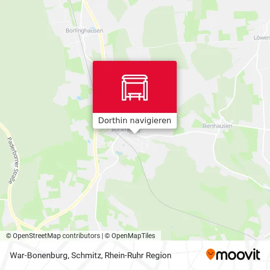 War-Bonenburg, Schmitz Karte