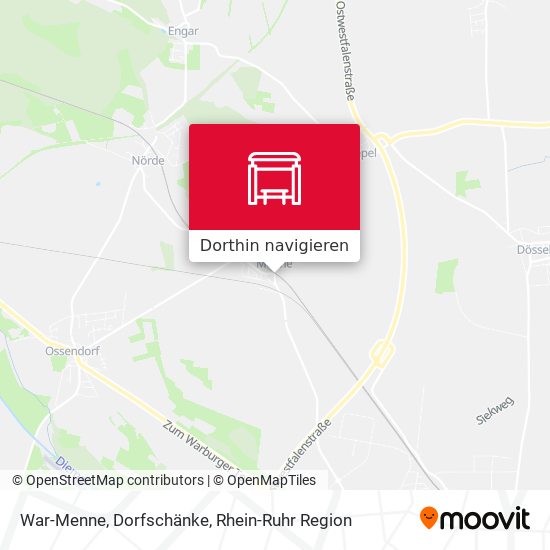 War-Menne, Dorfschänke Karte
